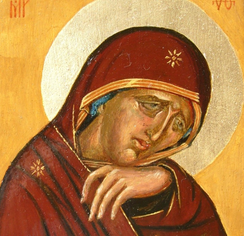 Istenanya ikon - részlet (magántulajdon)